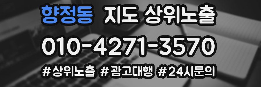 향정동 지도 상위 노출