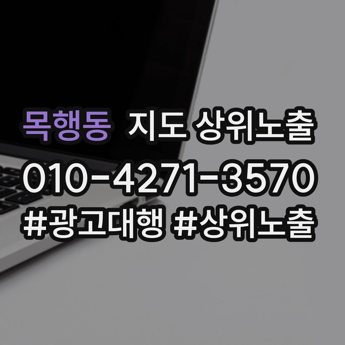 목행동 지도 상위 노출
