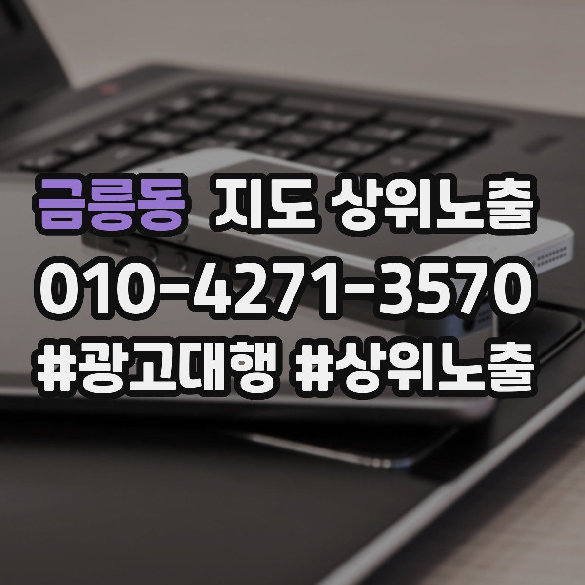 금릉동 지도 상위 노출