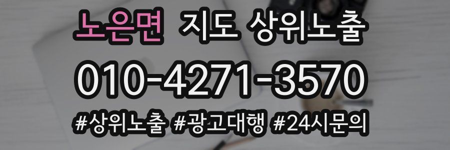 노은면 지도 상위 노출