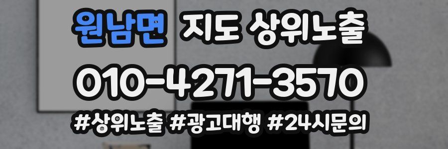 원남면 지도 상위 노출