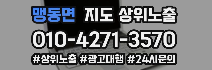 맹동면 지도 상위 노출