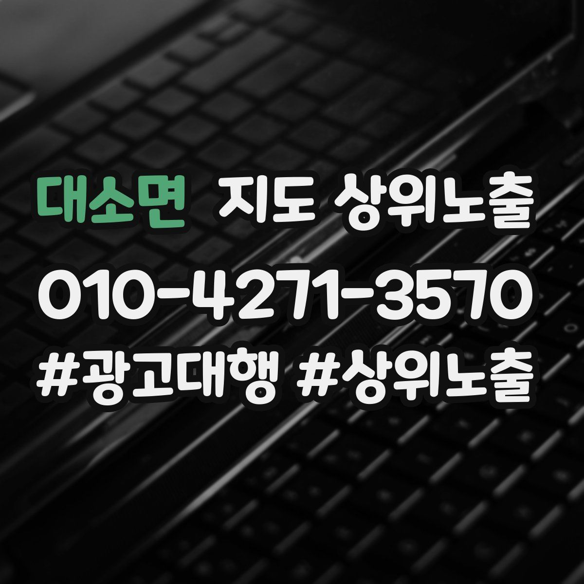 대소면 지도 상위 노출