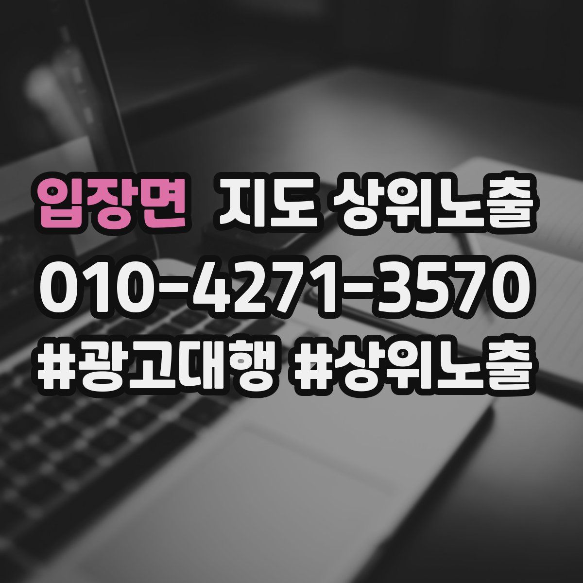 입장면 지도 상위 노출