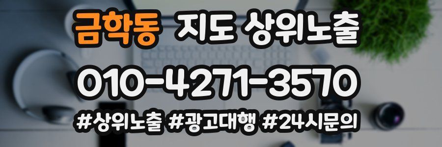 금학동 지도 상위 노출