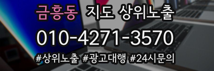 금흥동 지도 상위 노출