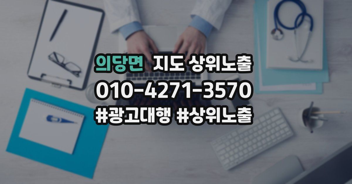 의당면 지도 상위 노출