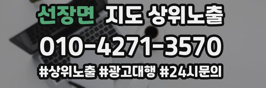 선장면 지도 상위 노출
