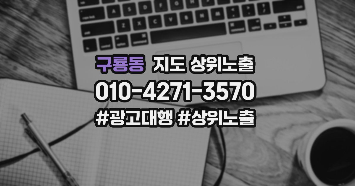 구룡동 지도 상위 노출
