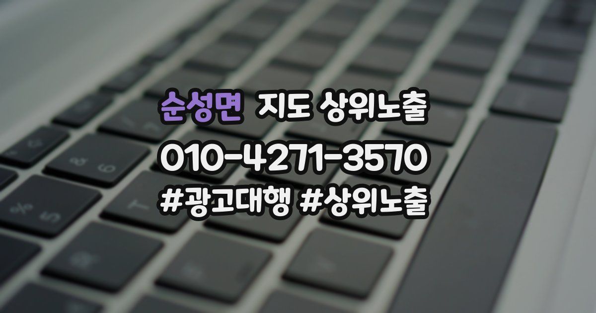 순성면 지도 상위 노출