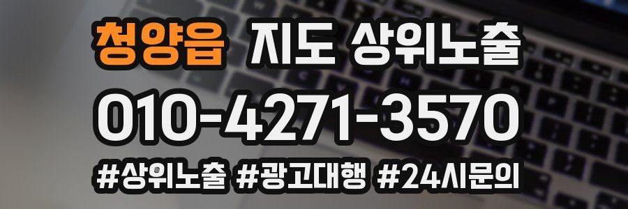 청양읍 지도 상위 노출