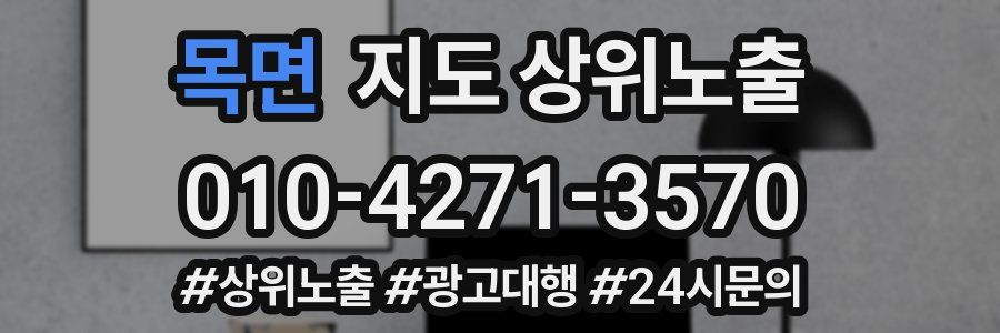 목면 지도 상위 노출