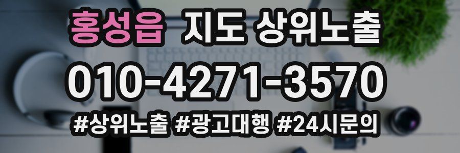 홍성읍 지도 상위 노출