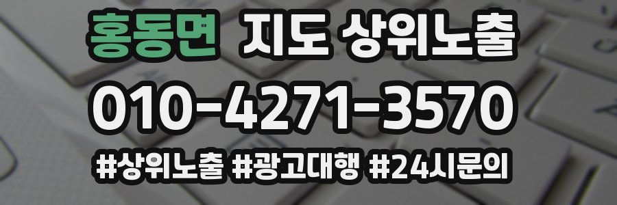 홍동면 지도 상위 노출