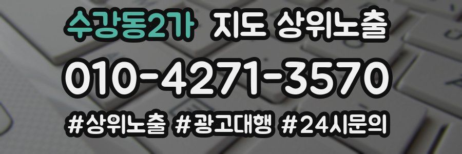 수강동2가 지도 상위 노출