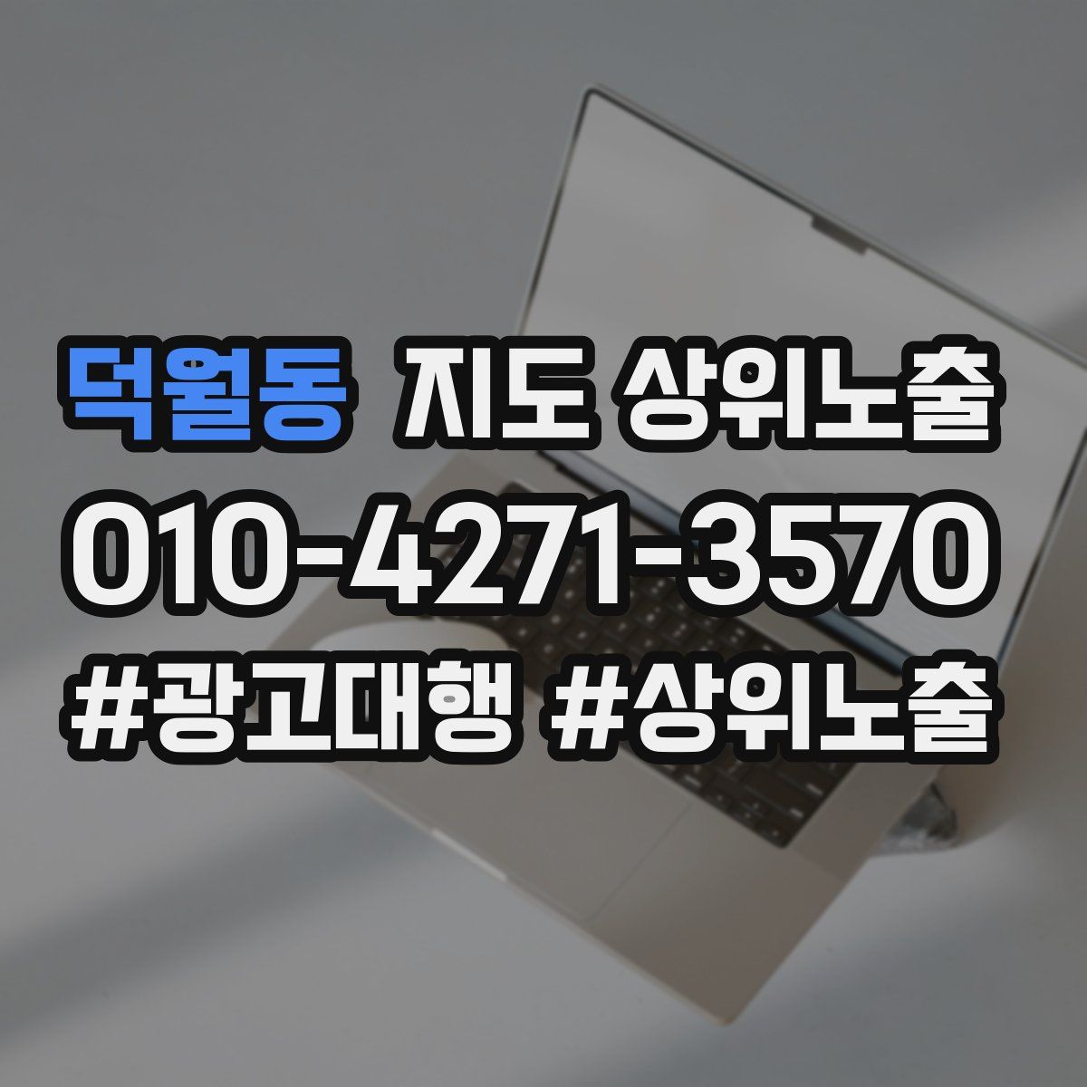 덕월동 지도 상위 노출