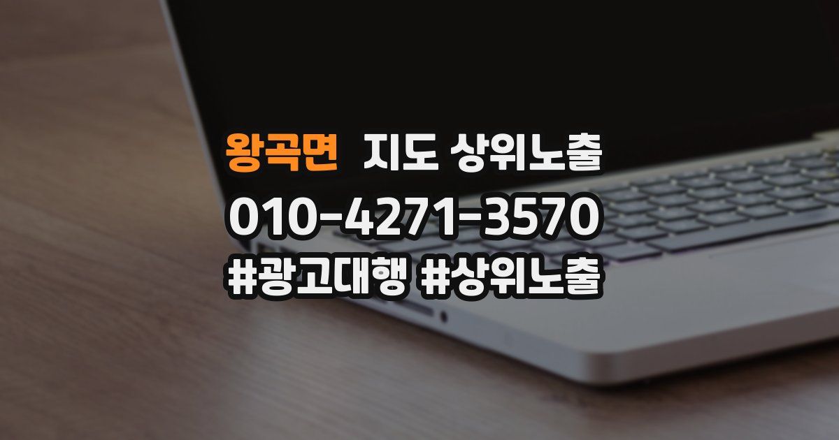 왕곡면 지도 상위 노출