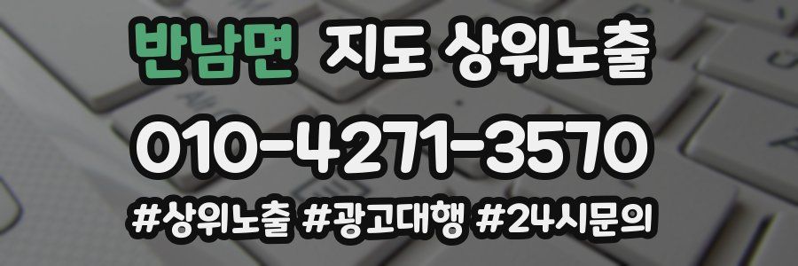 반남면 지도 상위 노출