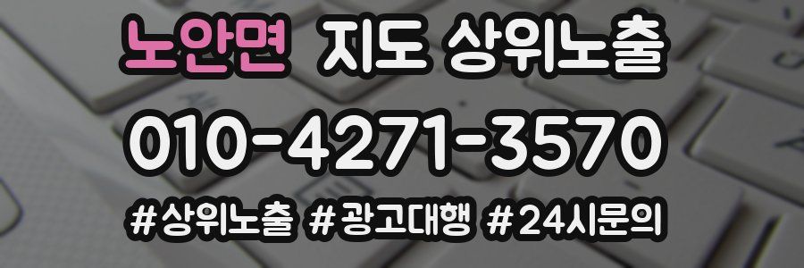 노안면 지도 상위 노출
