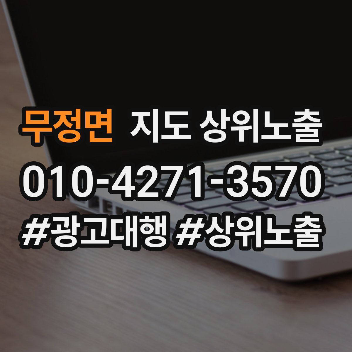 무정면 지도 상위 노출