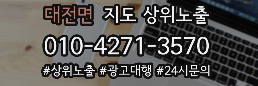 대전면 지도 상위 노출