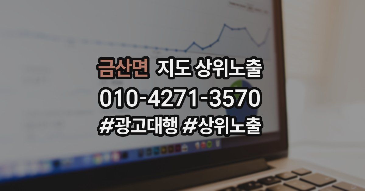 금산면 지도 상위 노출
