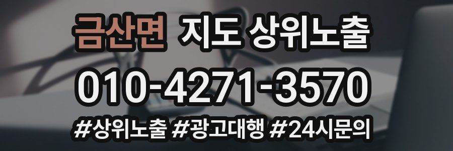 금산면 지도 상위 노출
