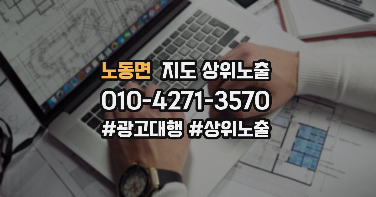 노동면 지도 상위 노출
