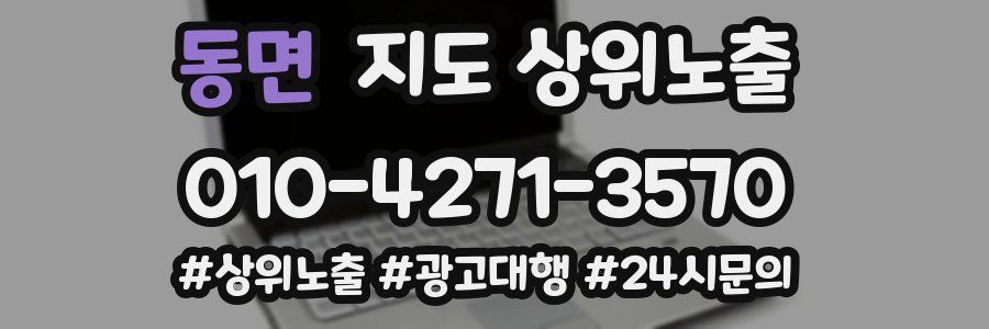 동면 지도 상위 노출