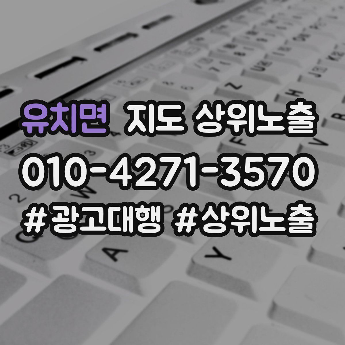 유치면 지도 상위 노출