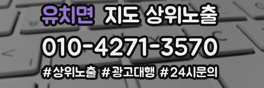 유치면 지도 상위 노출