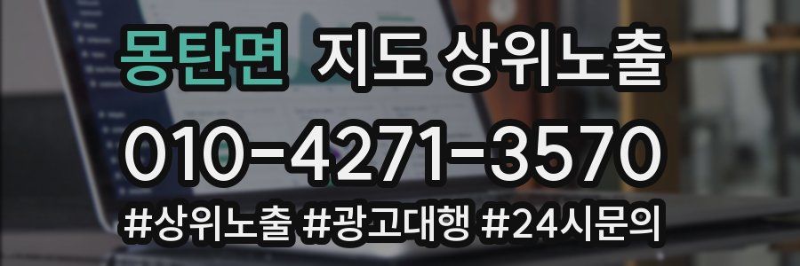 몽탄면 지도 상위 노출