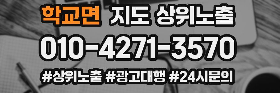 학교면 지도 상위 노출