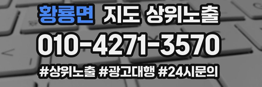황룡면 지도 상위 노출