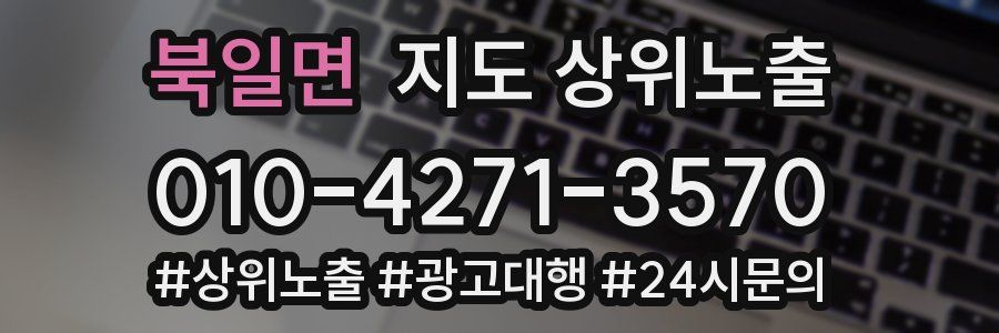 북일면 지도 상위 노출