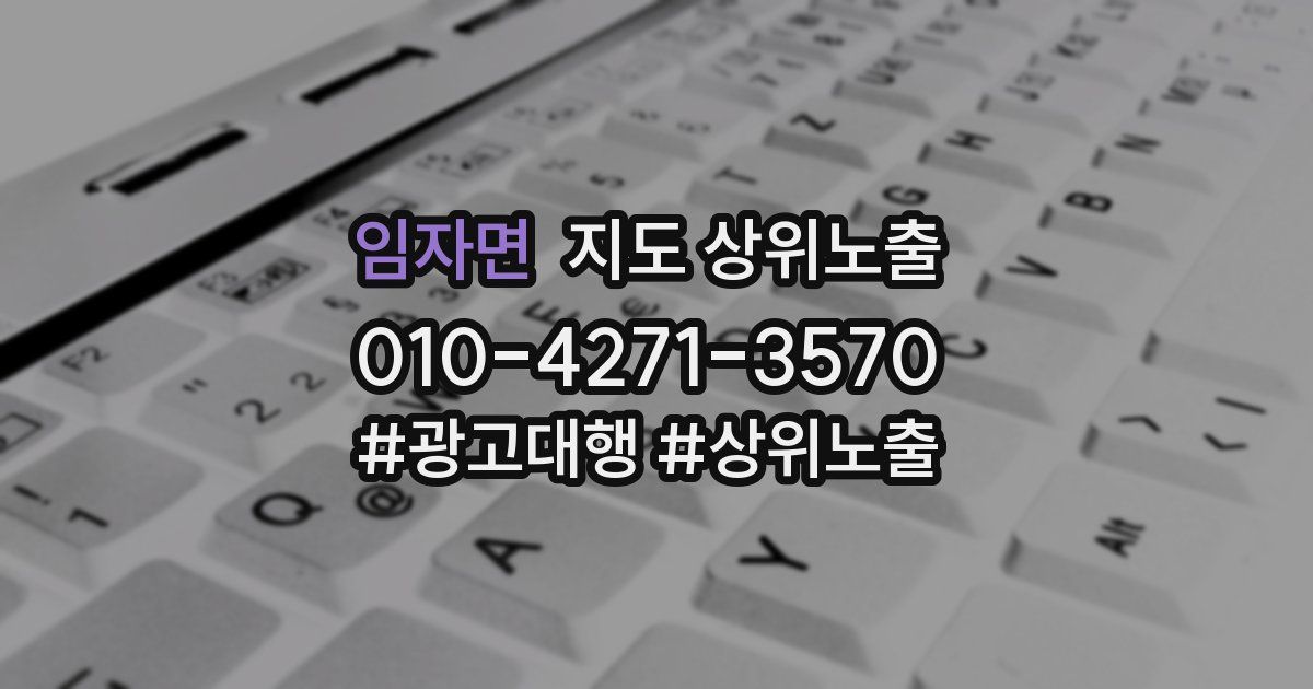 임자면 지도 상위 노출
