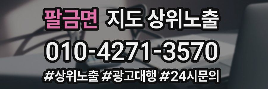 팔금면 지도 상위 노출