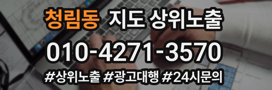 청림동 지도 상위 노출
