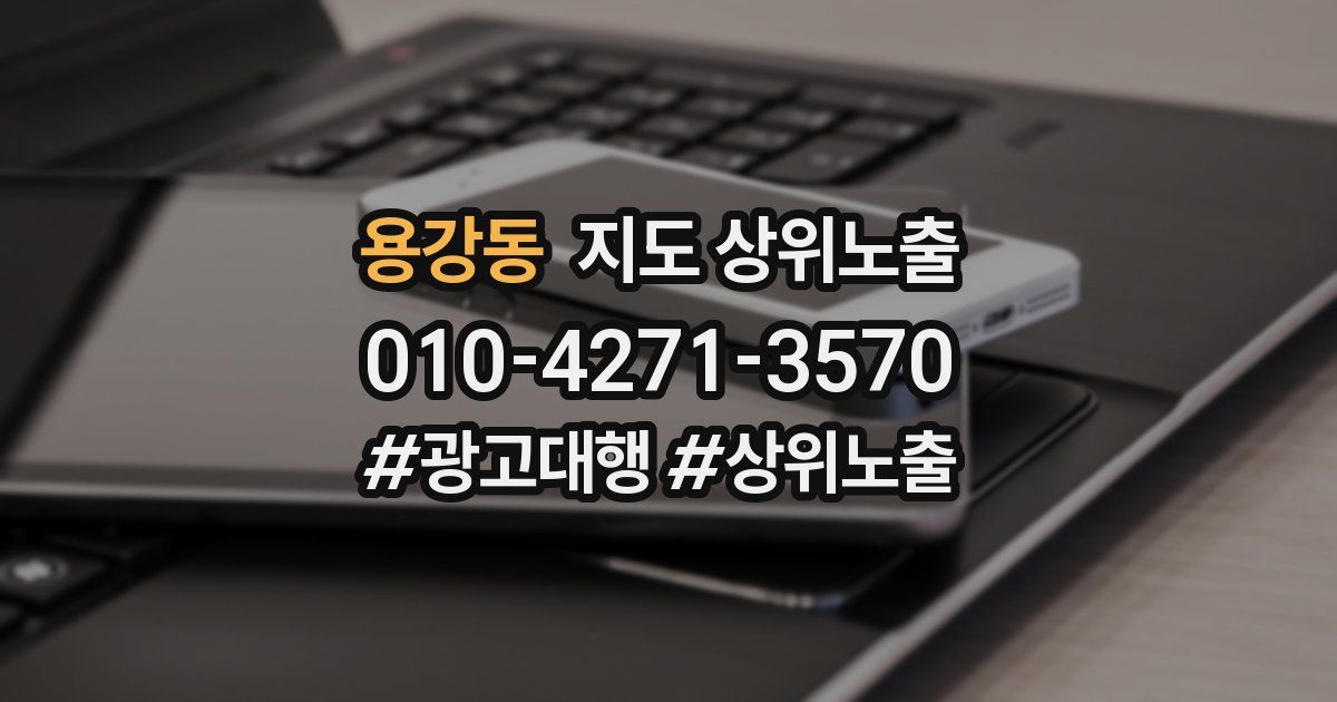 용강동 지도 상위 노출