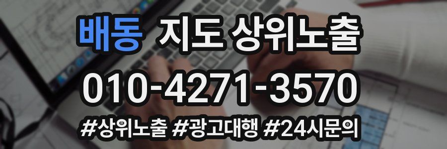 배동 지도 상위 노출