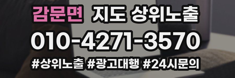 감문면 지도 상위 노출