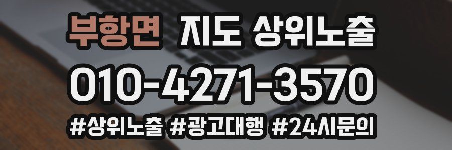 부항면 지도 상위 노출