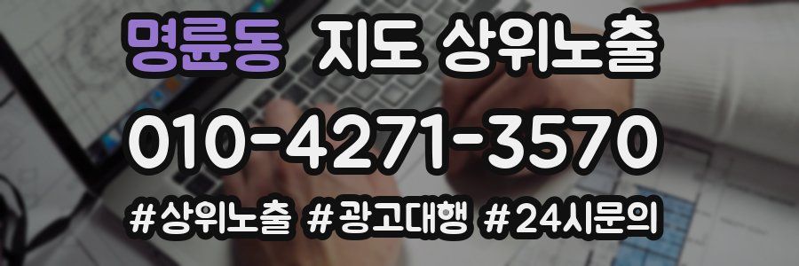 명륜동 지도 상위 노출
