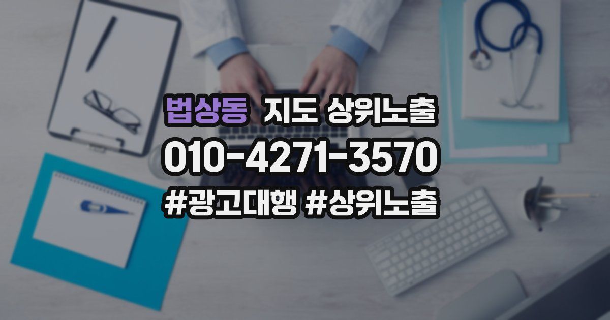 법상동 지도 상위 노출