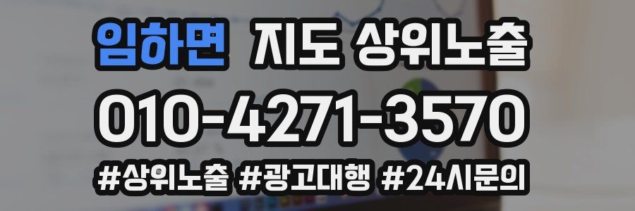 임하면 지도 상위 노출