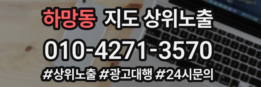 하망동 지도 상위 노출