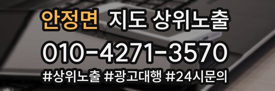 안정면 지도 상위 노출