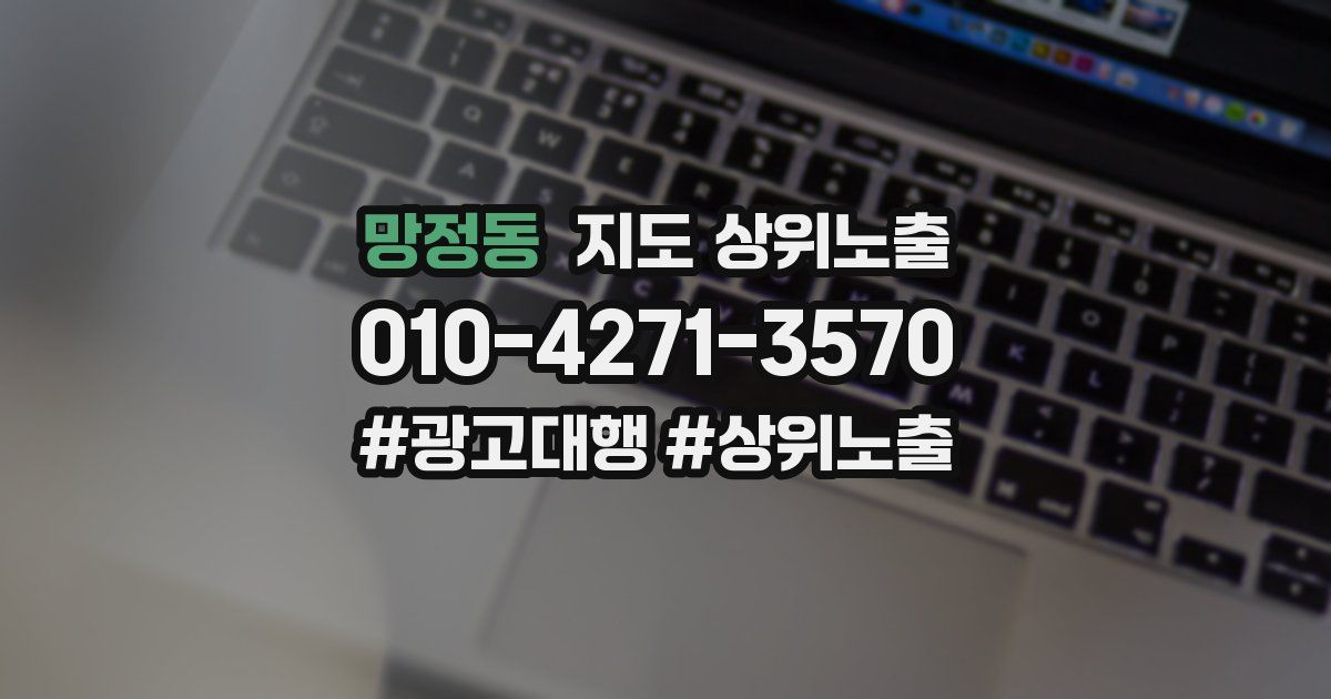 망정동 지도 상위 노출