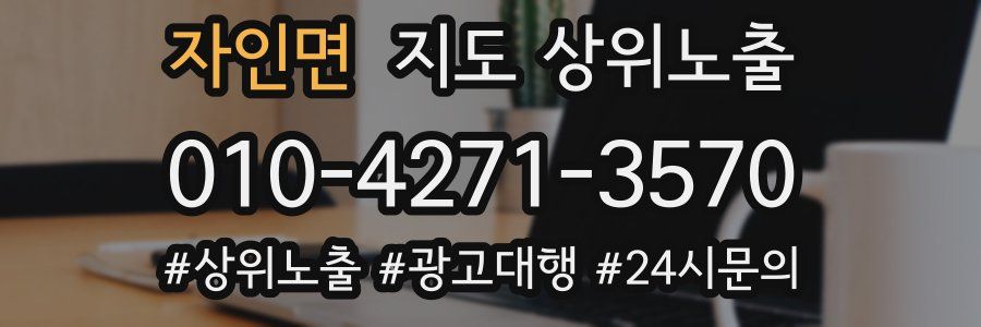 자인면 지도 상위 노출