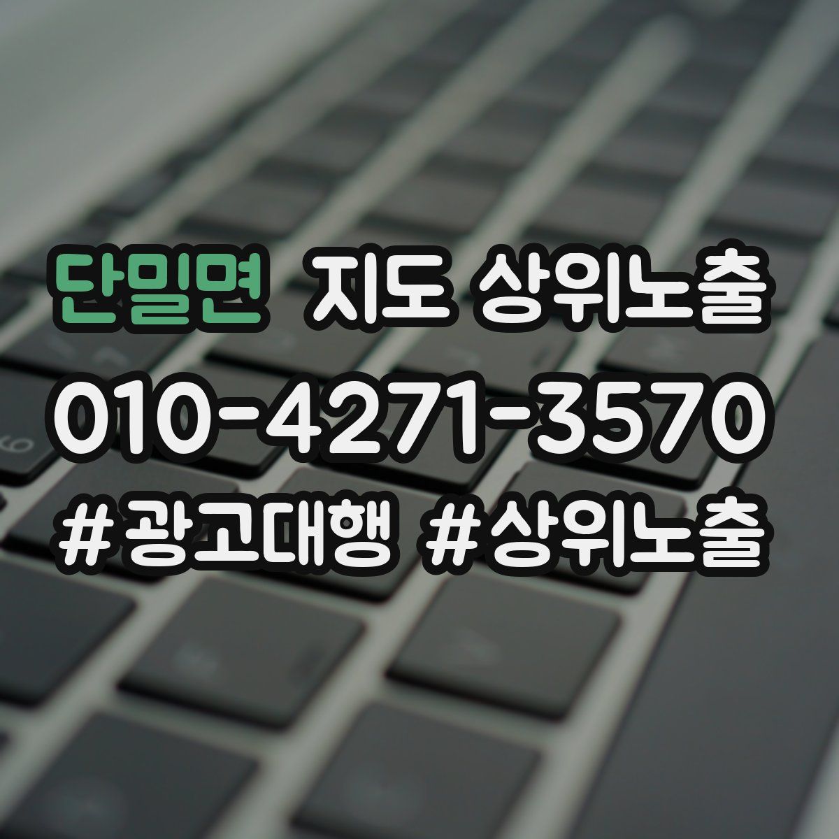 단밀면 지도 상위 노출